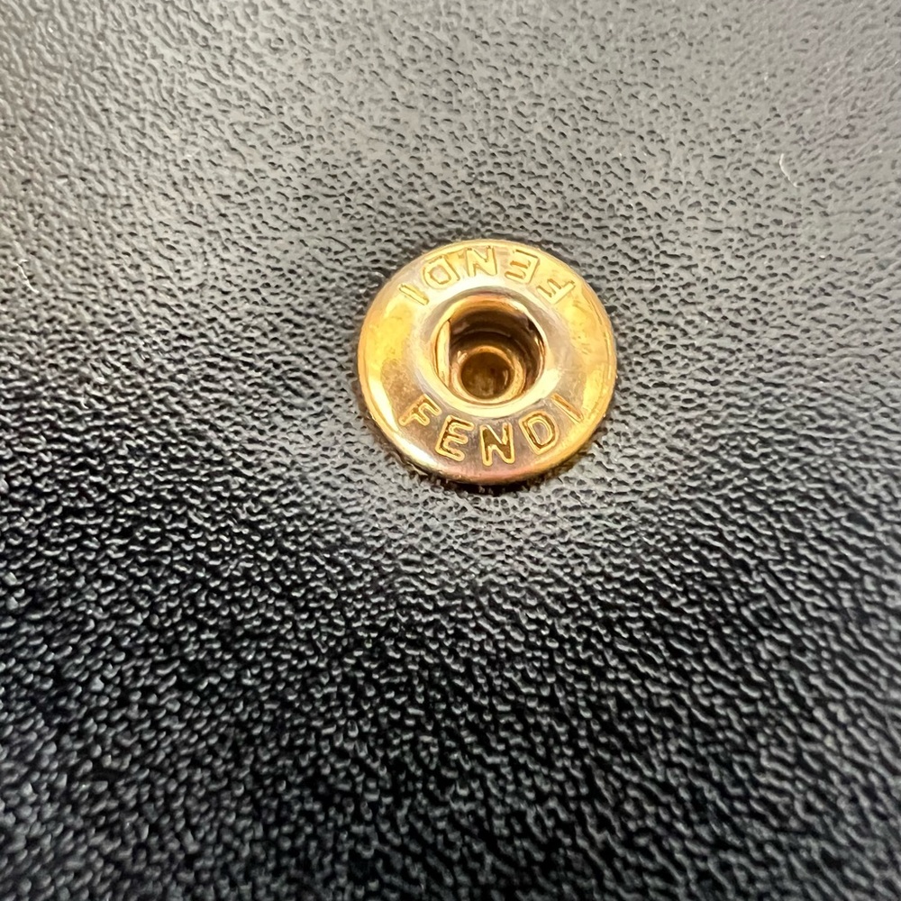 FENDI By The Way Continental long wallet in black leather with gold - Picture 6 of 9